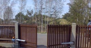 Купить распашные ворота из штакетника Ейск, цена от 2724 руб.